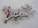 Estate Figural Diamond Coral & Gemstone Brooch - 4