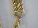 Estate 14kt Yellow Gold Italian Link Bracelet - 2