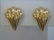 Pair 14kt Yellow Gold Shell Motif Clip Earrings