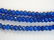 Triple Strand Faceted Blue Topaz Bead Necklace - 2