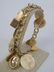 Estate 14kt Yellow Gold Retro Charm Bracelet - 3