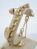 Estate 14kt Yellow Gold Retro Charm Bracelet