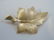 Estate Italian 14kt Yellow Gold Leaf Brooch / Pin