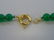 Chinese Green Jade Necklace w Pendant & Earrings - 5
