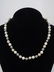Pair Silver & White Tone Pearl Necklaces & Studs - 3