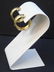 Pair Estate Yellow Gold & Diamond Hoop Earrings - 2