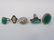 Five Native American / Mexico Sterling Rings