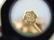 Estate 14kt Yellow Gold Cabochon Jade Earrings - 2