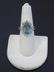 Estate Aquamarine Diamond & White Gold Ring - 2