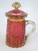 Antique 19th C Moser Style Bohemian Glass Tankard - 3