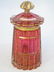 Antique 19th C Moser Style Bohemian Glass Tankard - 4