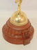 19 C Gilt Bronze Statue Signed L Chalon on Marble - 3