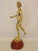 19 C Gilt Bronze Statue Signed L Chalon on Marble - 5