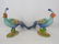 Pair of Large Italian Majolica Porcelain Pheasants - 3