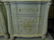 Pair Serpentine Front Painted Bedside Tables - 3