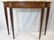 Federal Style Veneered Console Table Cutout Corner - 3