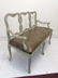 Antique Italian Style Carved Frame Bench / Settee - 2