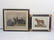 Two Well Framed Prints Antique Fox Hunt & Lioness