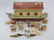 Antique German Putz Toy Noah's Ark w Animals