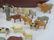 Antique German Putz Toy Noah's Ark w Animals - 4