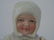 Antique German All Bisque Doll Snow Baby - 3