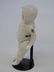 Antique German All Bisque Doll Snow Baby - 4