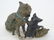 Antique German Statue of Three Cats Playing - 2