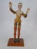 Antique Hand Carved Jointed Wood Santos Figure - 2