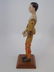Antique Hand Carved Jointed Wood Santos Figure - 3
