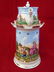 Antique Old Paris Porcelain Teapot on Heated Stand - 2