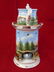 Antique Old Paris Porcelain Teapot on Heated Stand - 4
