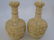 Vintage Chinese High Relief Garniture Vase Set - 2