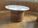Contemporary Round Marble Top Bamboo Base Table - 4