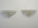 Pair Murano Glass Modern Wall Sconces