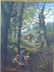 Antique 19th C Framed Continental Oil Painting - 2