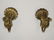 Pair of Single Arm Gilded Leaf Sconces