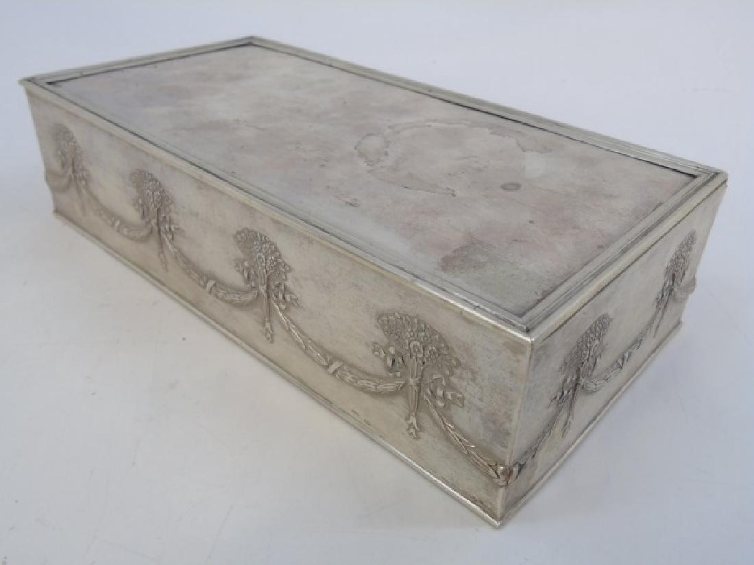 Antique Imperial Russian Silver Cigar / Table Box (1 of 6)