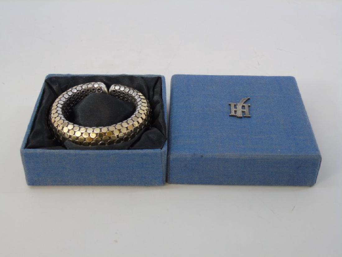 John Hardy 18kt Gold & Sterling Mesh Bracelet (1 of 5)