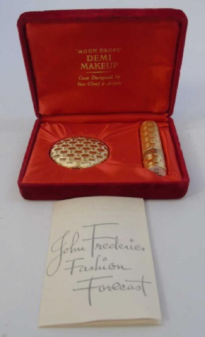 Mid Century Velvet Boxed Van Cleef Vanity Set (1 of 5)