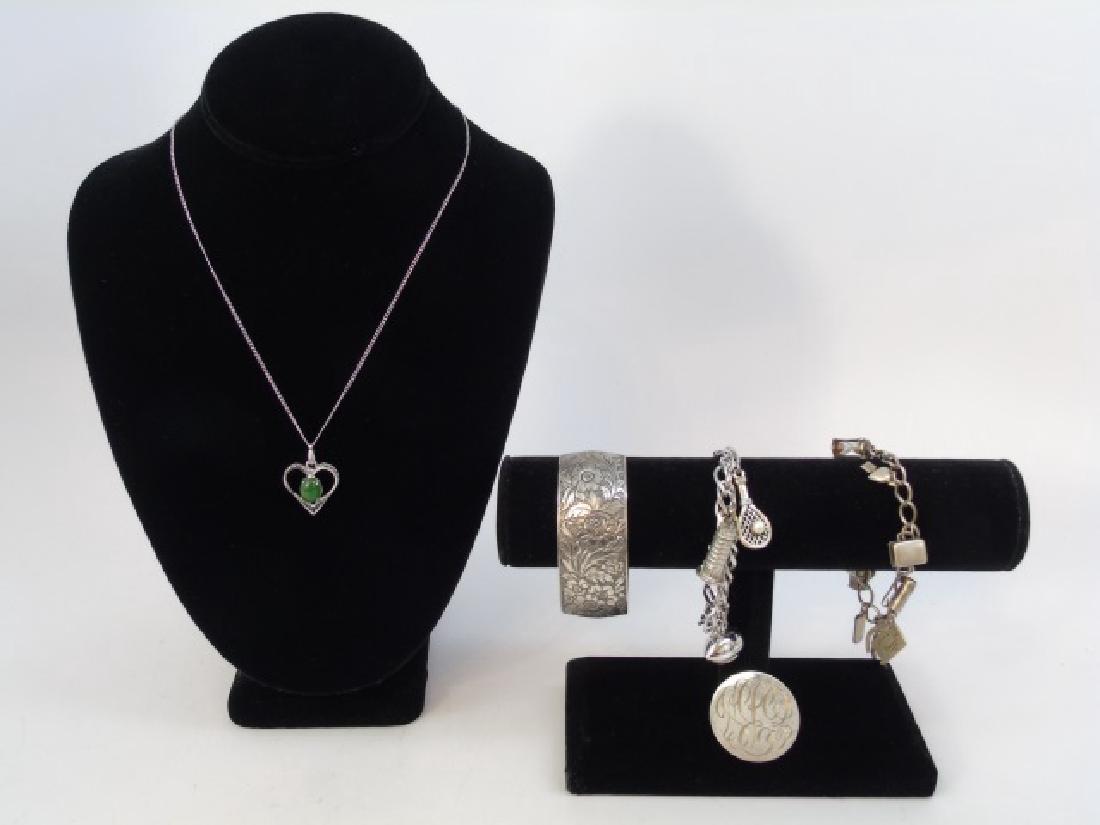 Assorted Vintage Sterling & Silver Tone Jewelry (1 of 5)