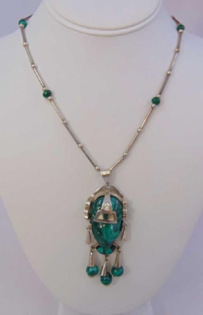 Castillo Sterling Mexico Native American Necklace (1 of 6)