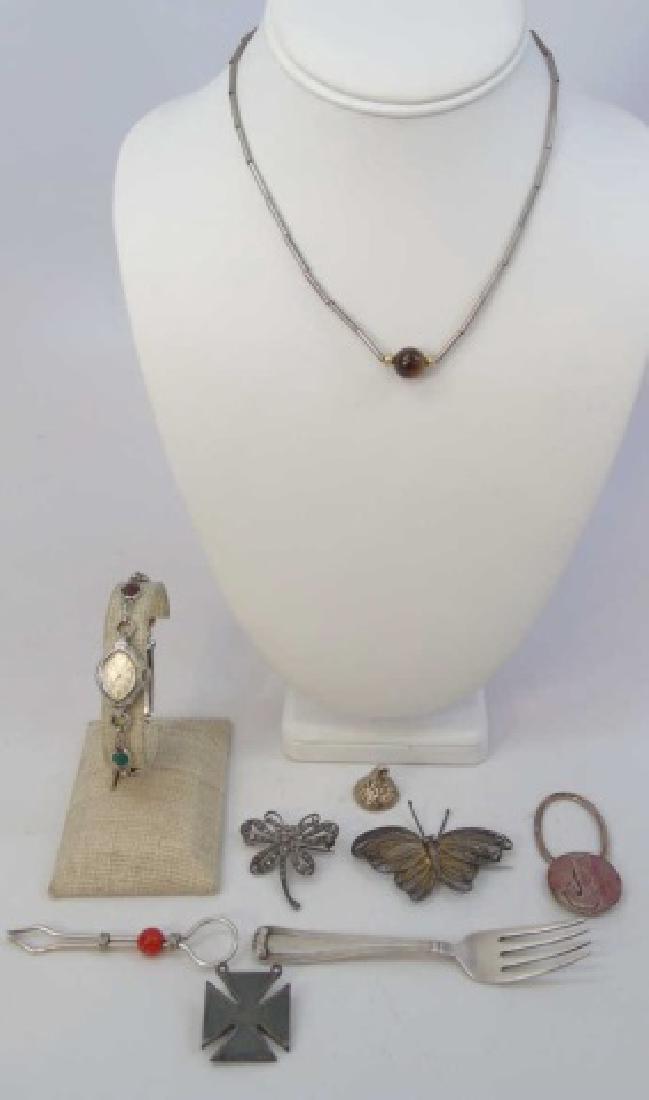 Assorted Vintage Sterling & Silver Jewelry & Items (1 of 5)