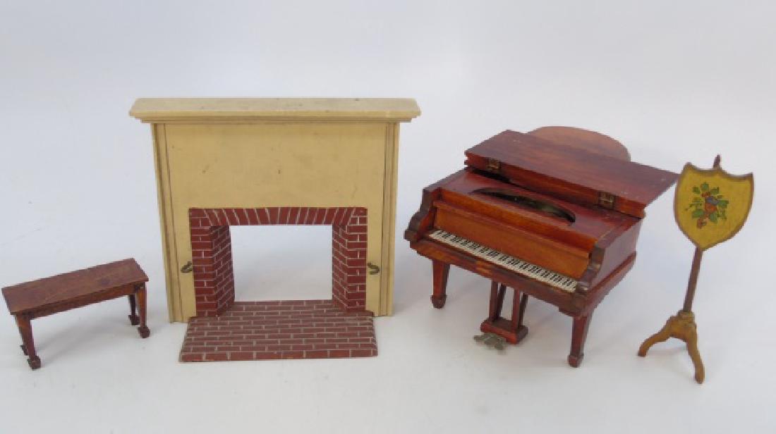 Antique Dollhouse Tynietoy Furniture Group 5 (1 of 5)