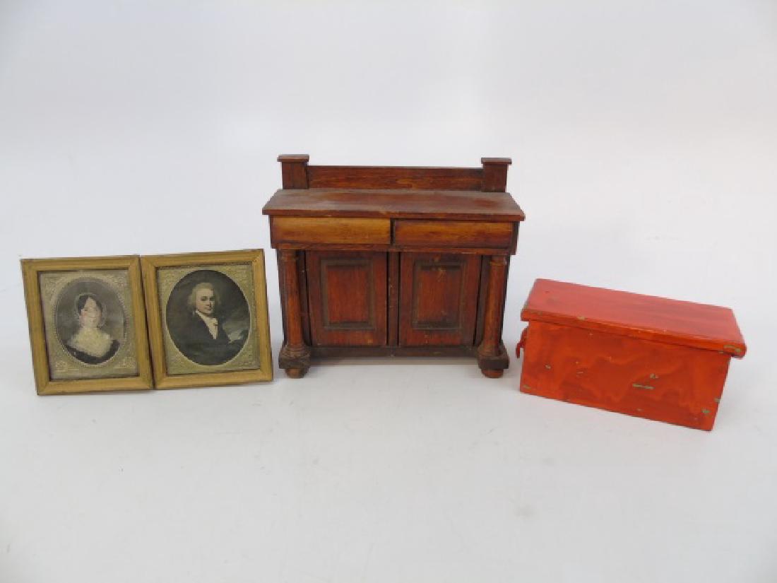 Antique Dollhouse Tynietoy Furniture Group 8 (1 of 5)