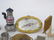 Antique German Dollhouse Ormolu & Glass Items - 4