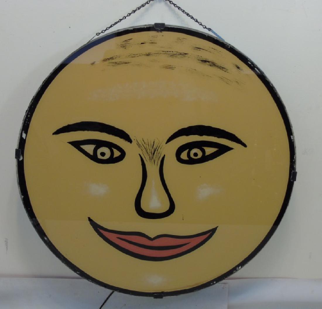 Mid Century Advertising Light Up Moon Store Sign (1 of 3)