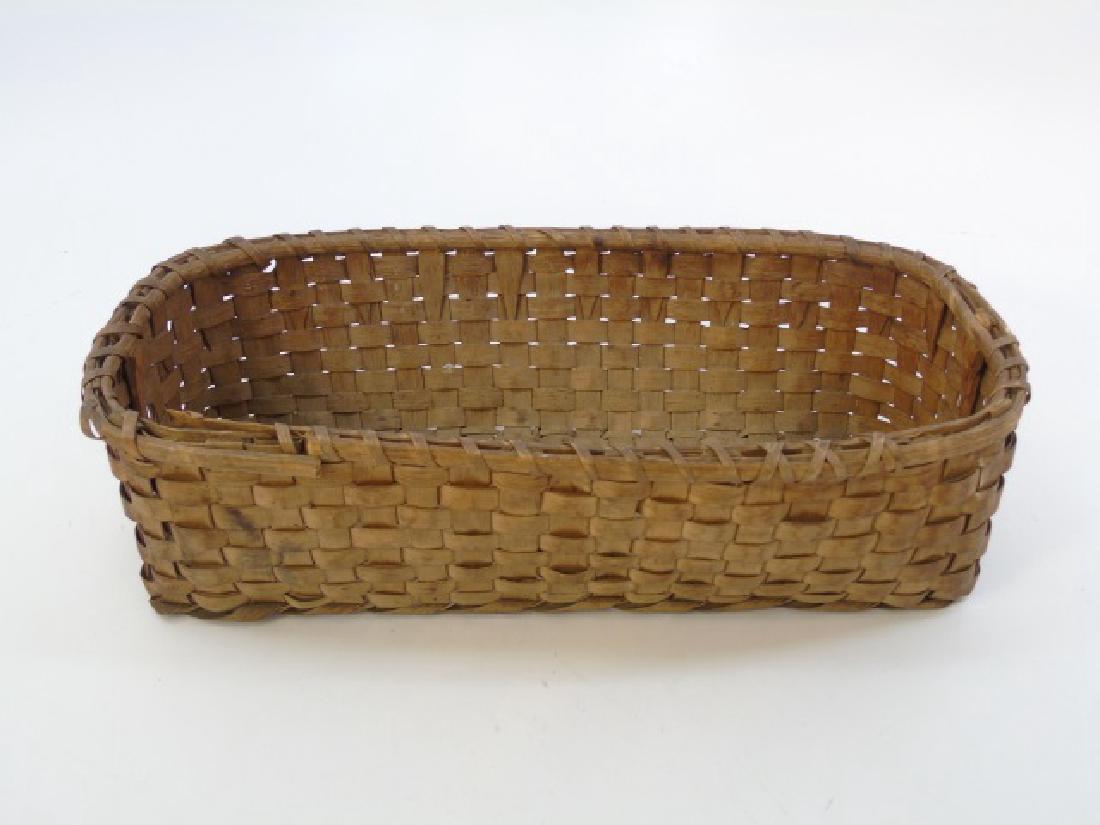 Antique 19th American Handmade Split Basket (1 of 2)