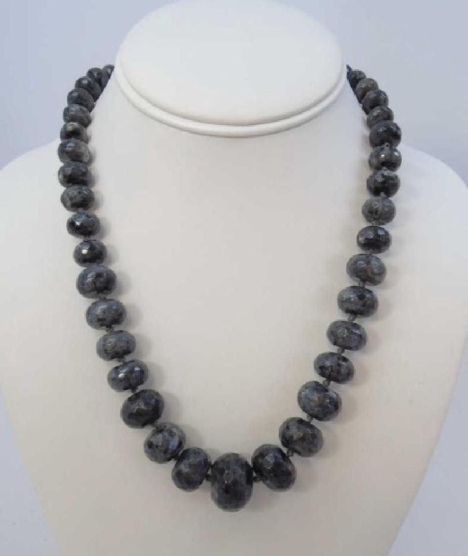 Contemporary Large Graduated Bead Necklace Strand (1 of 4)