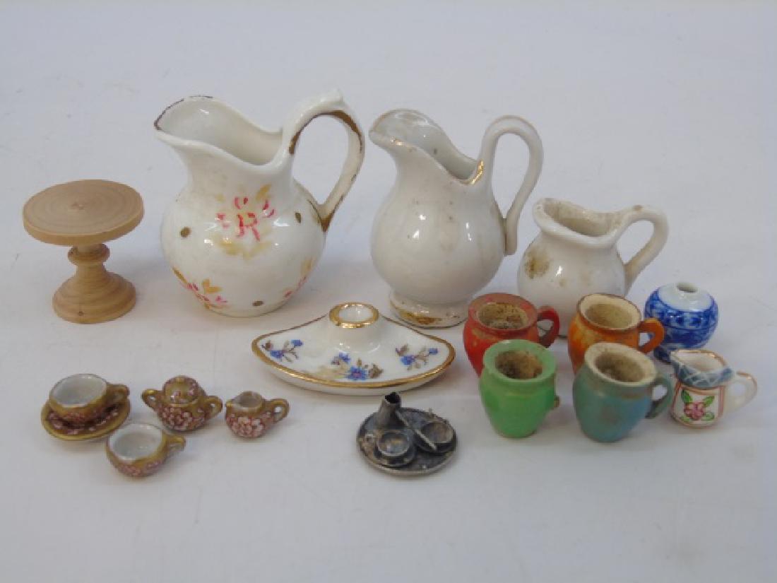 Antique Dollhouse Limoges, Porcelain & Treenware (1 of 5)