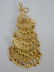 Estate Yellow Gold Indian Peacock Pendant Brooch